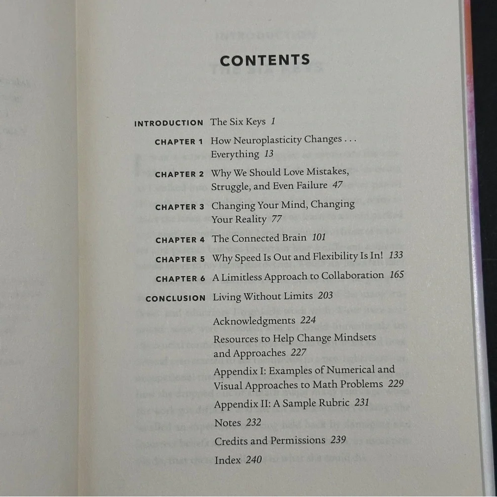 Limitless Mind by Jo Boaler | Self-Help, Neuroscience | Hardcover Book - Picture 8 of 9